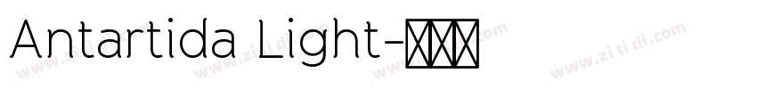 Antartida Light字体转换
